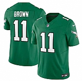 Youth Philadelphia Eagles #11 A. J. Brown Green 2023 F.U.S.E. Stitched Football Jersey Dzhi,baseball caps,new era cap wholesale,wholesale hats
